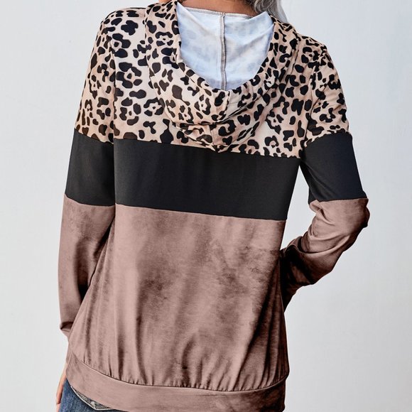 SALE Leopard Hoodie - Picture 2 of 4